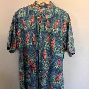 Reyn Spooner Button Down Aloha Shirt XL